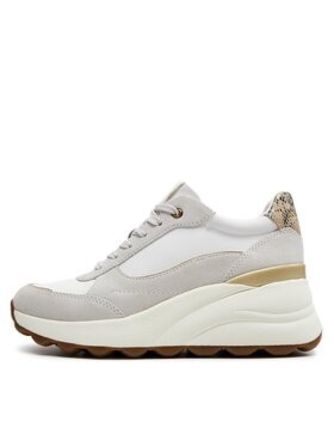 Geox Sneakersy D Spherica Ec13 D45WAA 022FU C1209 Biały