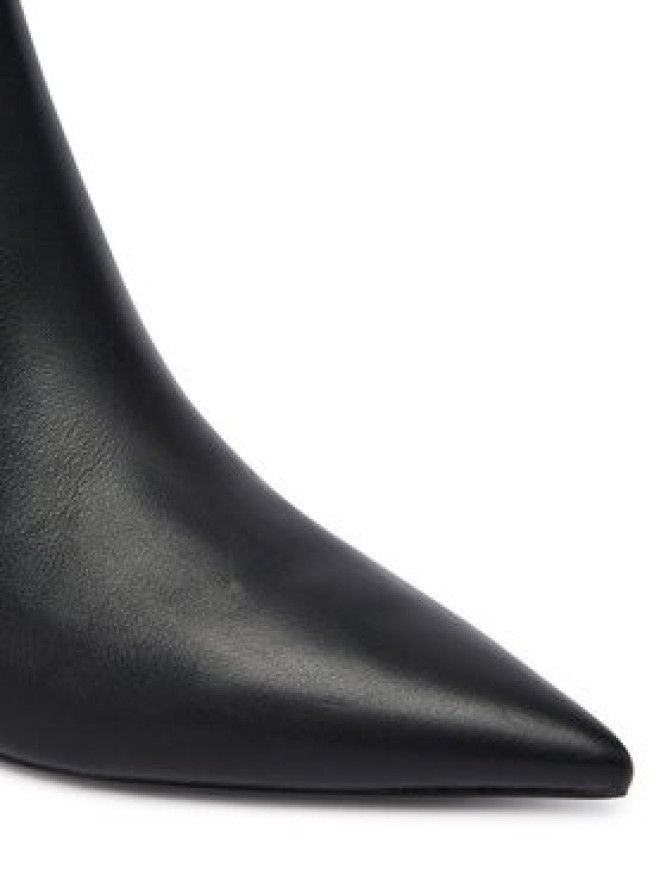 Calvin Klein Kozaki Ess Kitten Heel Long Boots HW0HW02690 Czarny