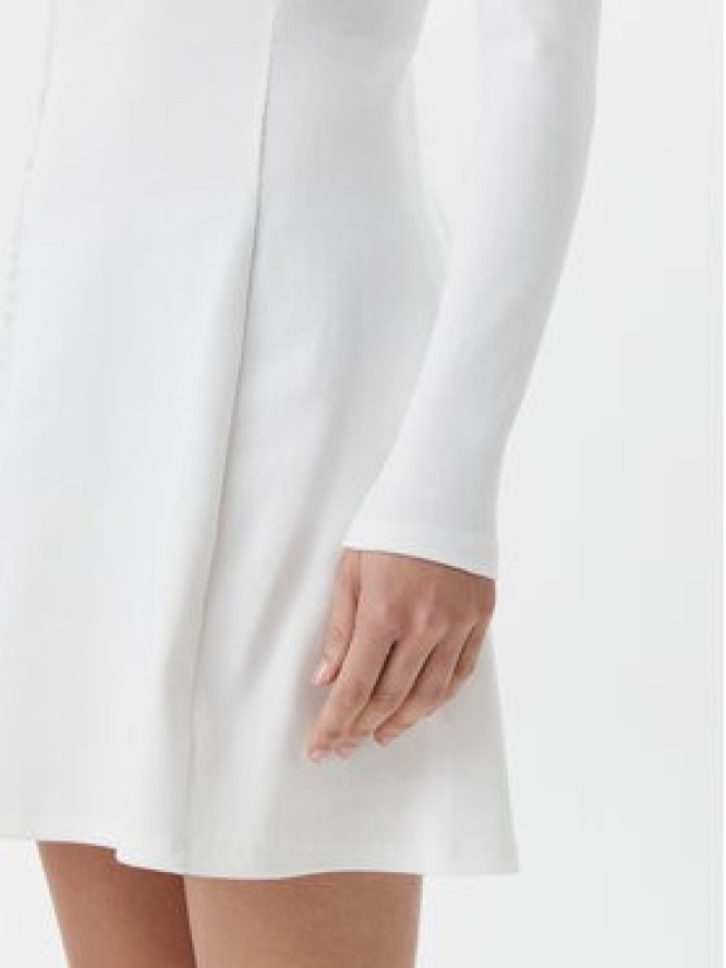 Tommy Jeans Sukienka codzienna Badge DW0DW20666 Biały Slim Fit