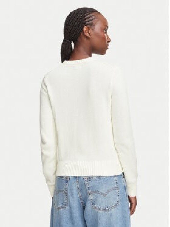 Guess Jeans Sweter W6YR40 Z1074 Kremowy Regular Fit