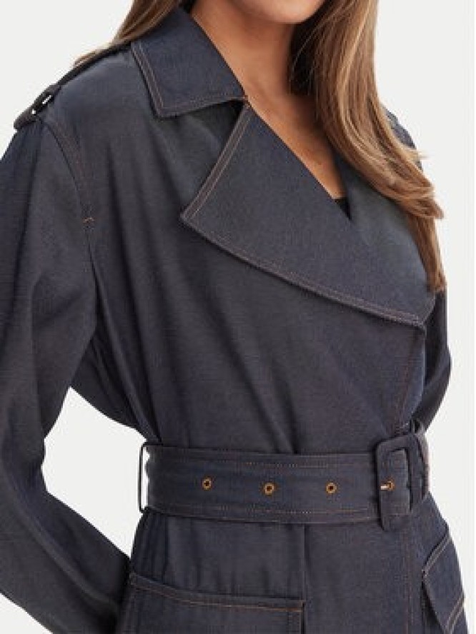 Guess Marynarka W6RL50 WL842 Granatowy Regular Fit