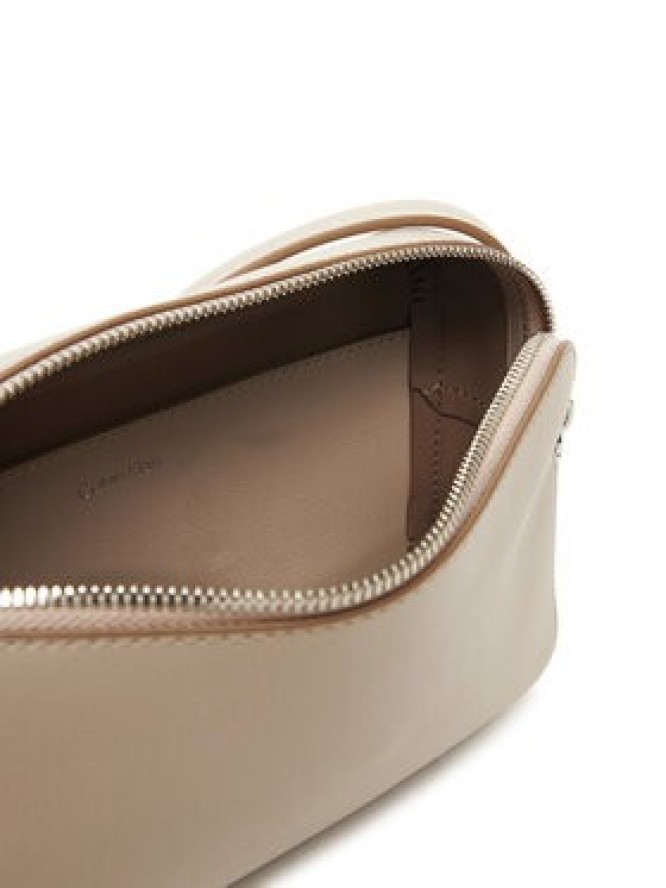 Calvin Klein Torebka Foil Logo Elongated Camera Bag LV04F3276G Beżowy