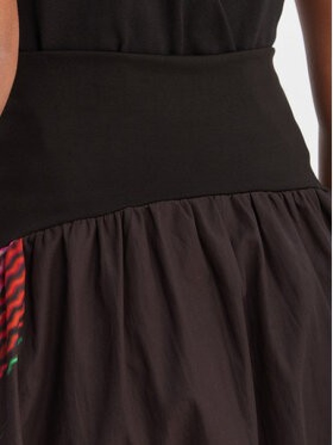 Desigual Spódnica midi 26SWFW02 Czarny Regular Fit