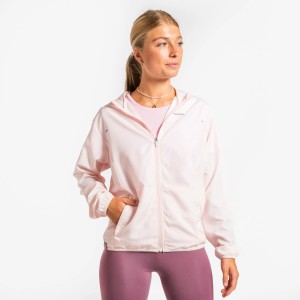 Kurtka do biegania wiatrówka damska Kiprun "Bougeons en Rose"
