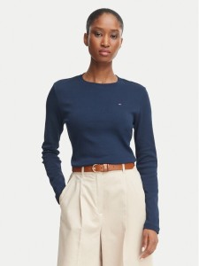 Tommy Hilfiger Bluzka Cody WW0WW53689 Granatowy Slim Fit
