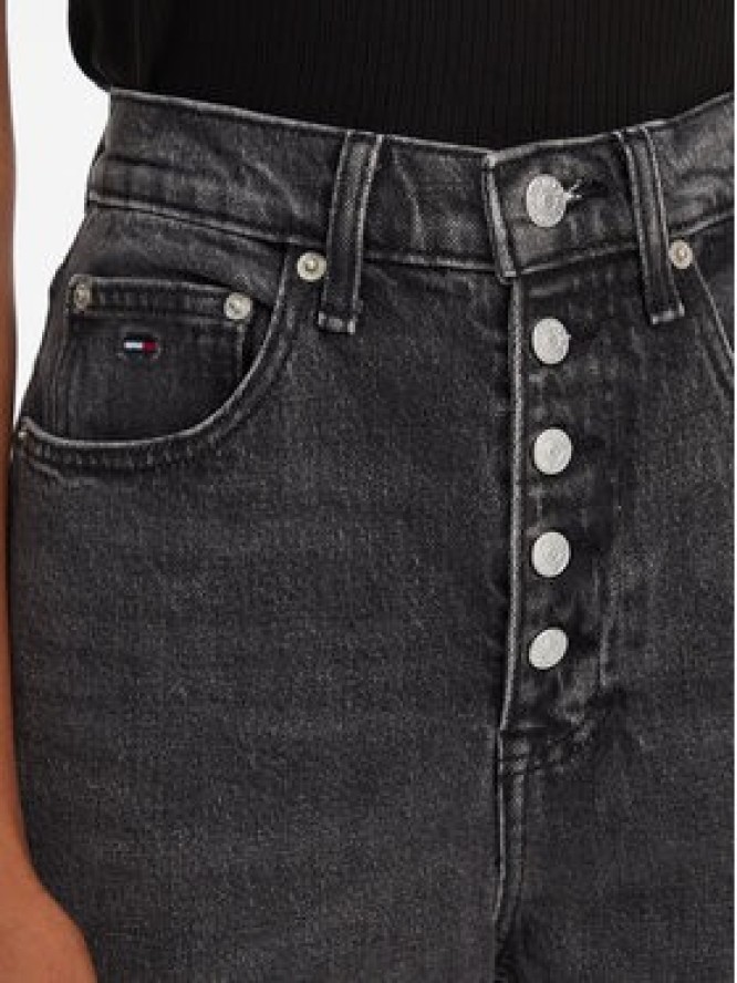 Tommy Jeans Jeansy DW0DW21373 Szary Mom Fit