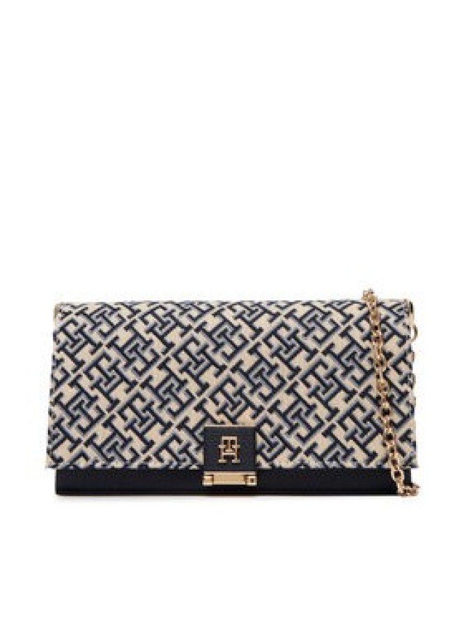 Tommy Hilfiger Torebka Th Her Chain Cross Jacqu AW0AW18637 Granatowy