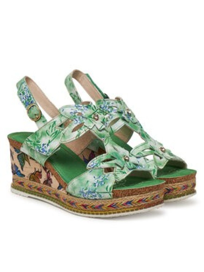 Laura Vita Espadryle Hacdeo 21 Zielony
