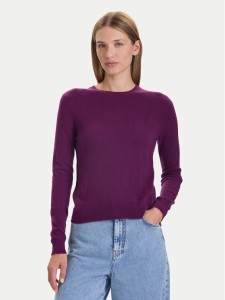 United Colors Of Benetton Sweter 1002D1K01 Fioletowy Regular Fit