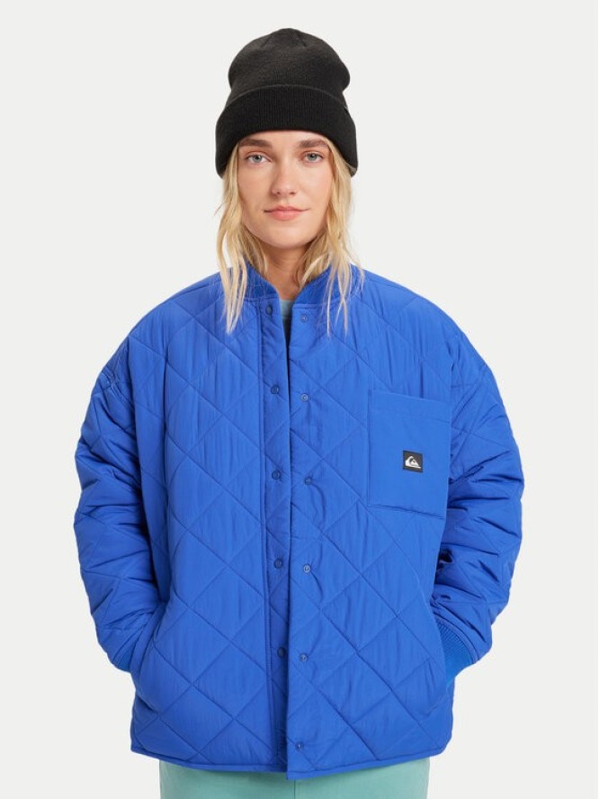 Quiksilver Kurtka przejściowa Shining Quilted EQWJK03084 Granatowy Regular Fit