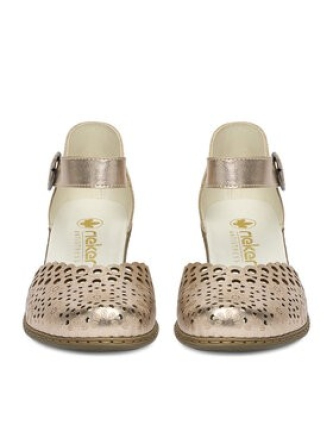 Rieker Półbuty CEO-40902-90 Złoty