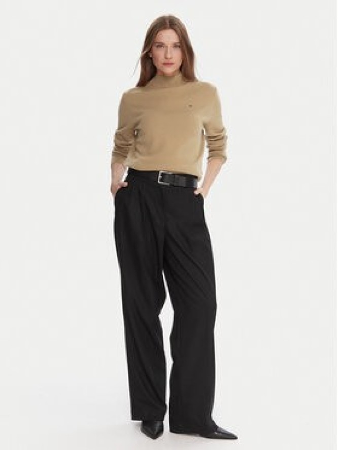 Tommy Hilfiger Sweter WW0WW47468 Beżowy Regular Fit