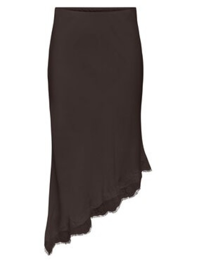 ONLY Spódnica midi Faraya 15380116 Brązowy ciemny Slim Fit