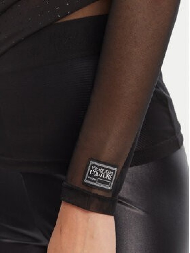 Versace Jeans Couture Bluzka 78HAH600 Czarny Slim Fit