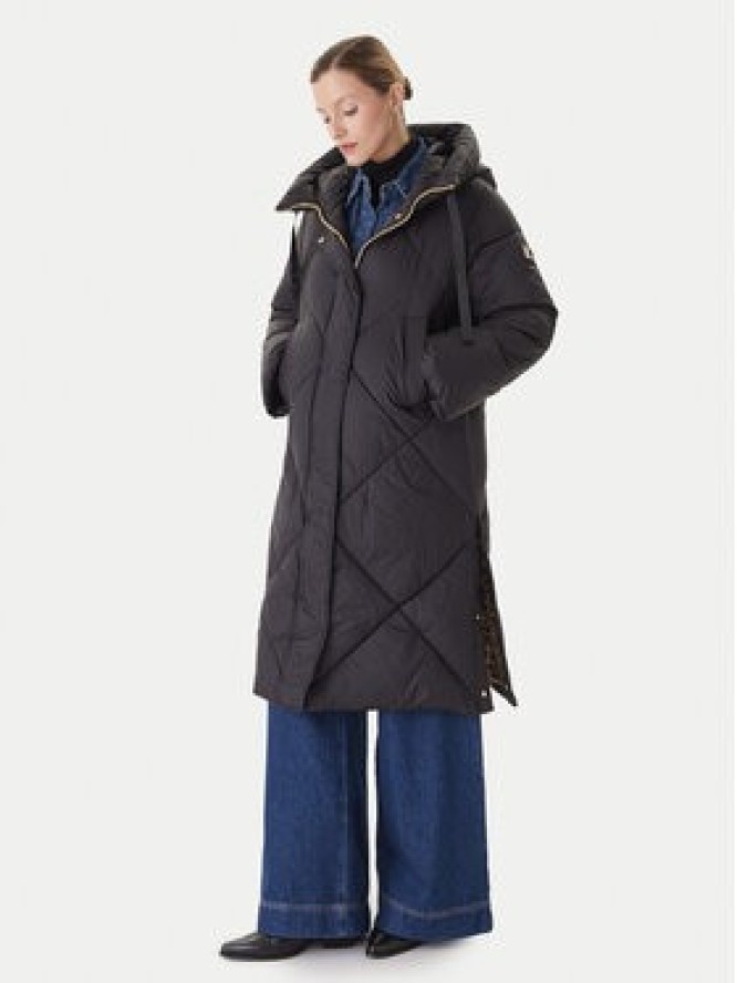 LOLA CASADEMUNT Kurtka zimowa LF2501002 Czarny Relaxed Fit