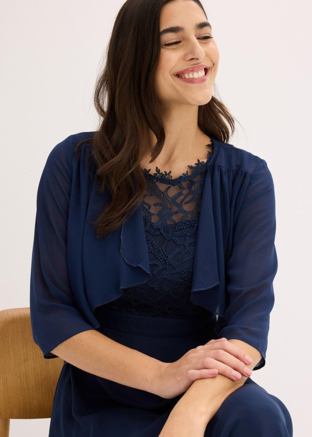 Bolerko z delikatnego szyfonu