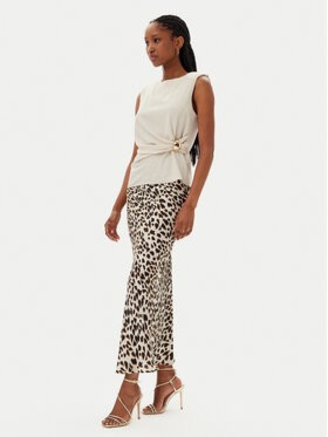 Kontatto Spódnica maxi B3008C Beżowy Slim Fit