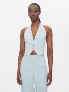PINKO Kamizelka 104931 A213 E28 Niebieski Regular Fit