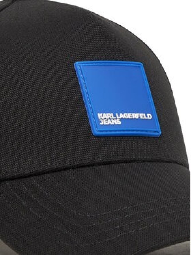 Karl Lagerfeld Jeans Czapka z daszkiem A1W33002 Czarny