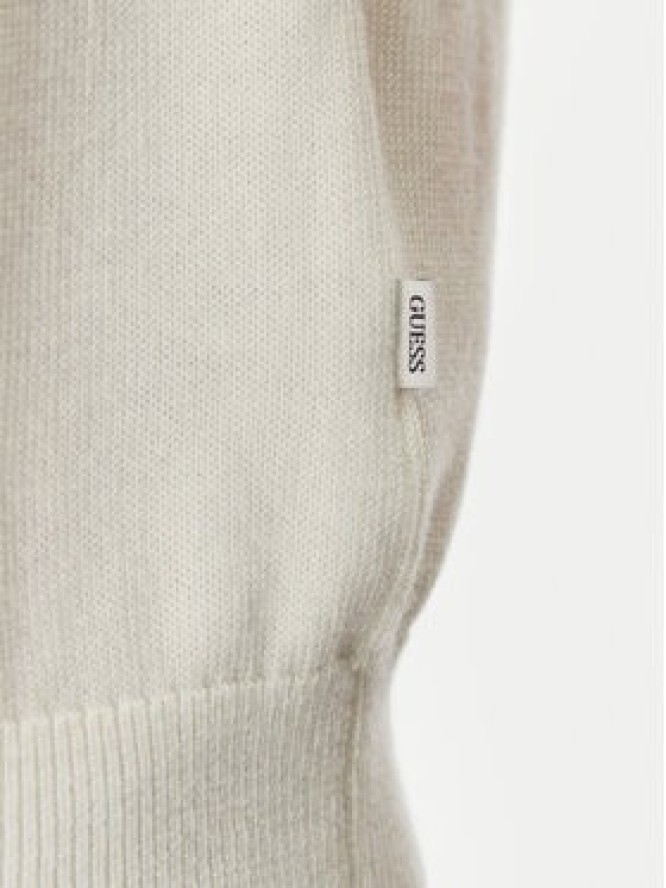 Guess Jeans Sweter W5GR03 Z3HO2 Écru Regular Fit
