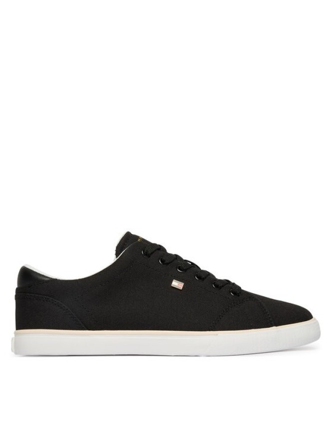 Tommy Hilfiger Tenisówki Th Low Profile Vulc Canvas FW0FW09102 Czarny