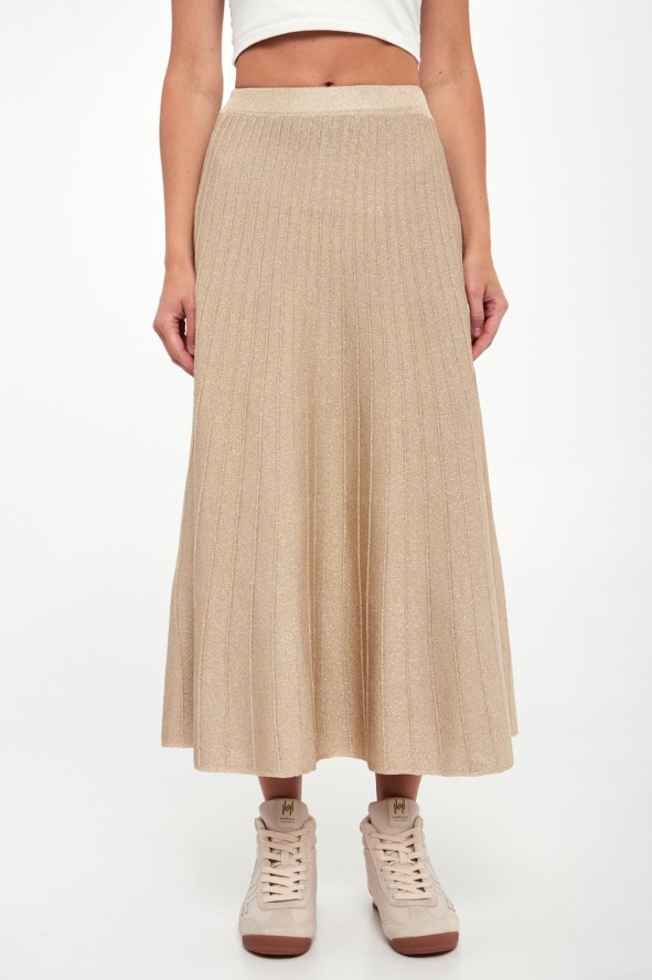 Spódnica lureksowa midi Crusca MARELLA