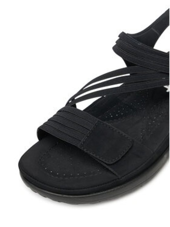 Rieker Sandały 64870-02 Czarny