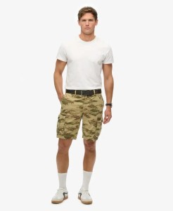 superdry Parachute Light Shorts z ripstopu z efektem vintage