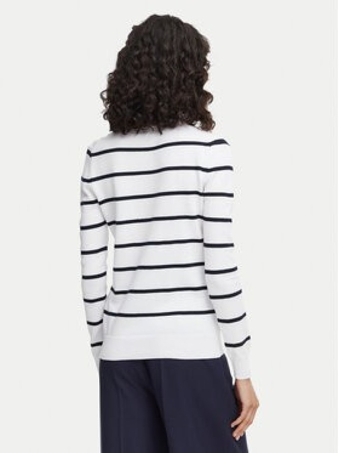 Beverly Hills Polo Club Sweter P-SS26W-M6565 Biały Regular Fit