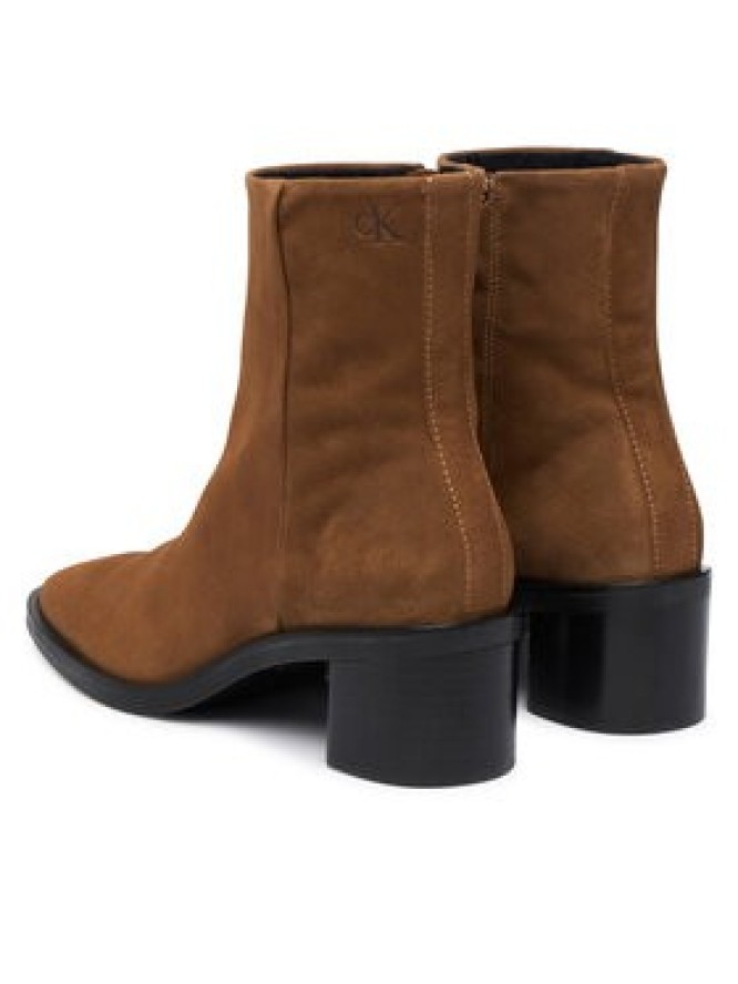 Calvin Klein Botki HW0HW02592 Brązowy