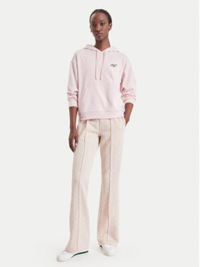 Lacoste Spodnie dresowe XF9313 Różowy jasny Regular Fit