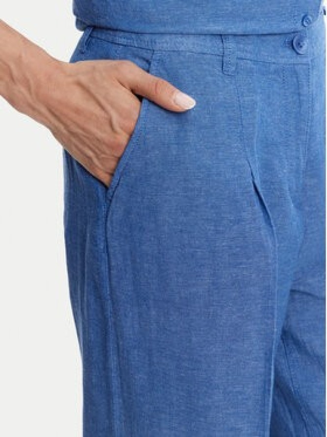 Olsen Spodnie materiałowe 14002406 Niebieski Wide Leg