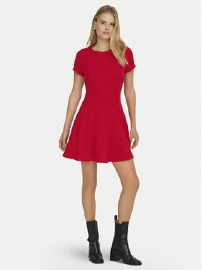 ONLY Sukienka codzienna Kenya 15370506 Czerwony Regular Fit