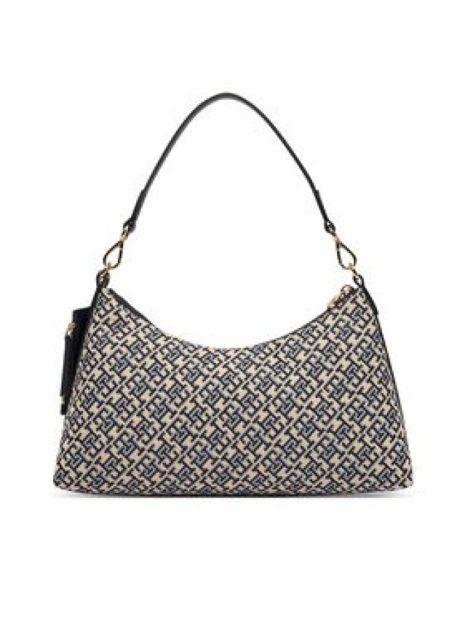 Tommy Hilfiger Torebka Th Icon Shoulder Bag Jacquard AW0AW18907 Granatowy