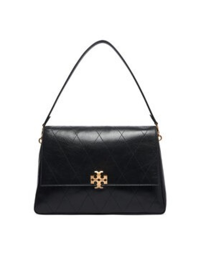 Tory Burch Torebka Charlie Quilted Large Shoulder Bag 185805 Czarny