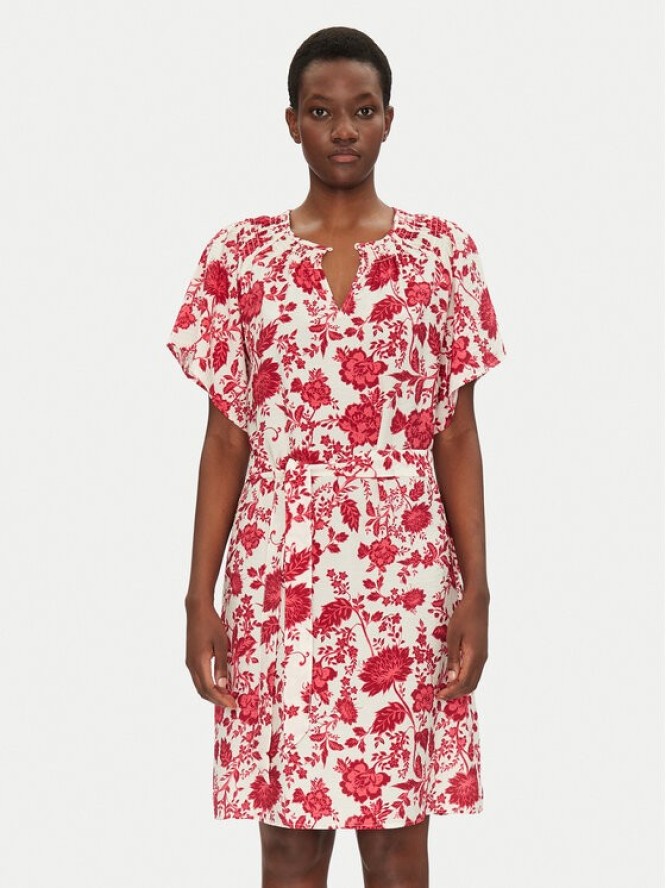 Fransa Sukienka letnia 20615433 Różowy Regular Fit