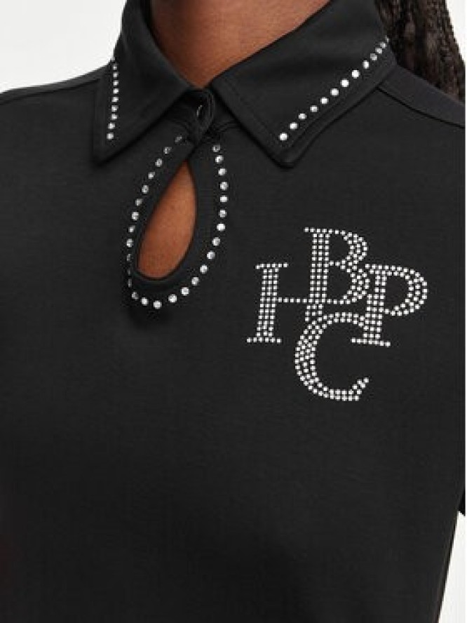 Beverly Hills Polo Club Polo L2601-HR Czarny Regular Fit
