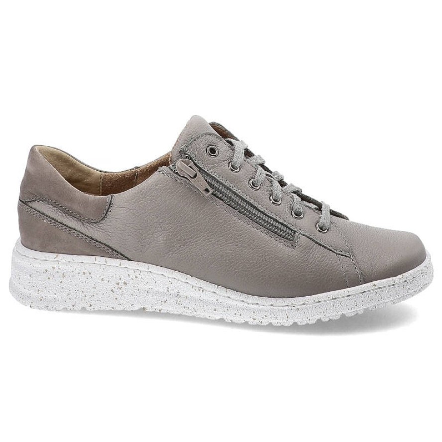 Szare Półbuty Wasak Modne Obuwie Damskie