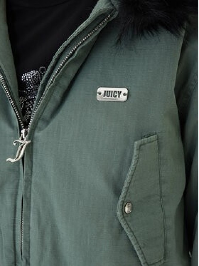 Juicy Couture Kurtka bomber JCOIJ225553 Zielony Regular Fit