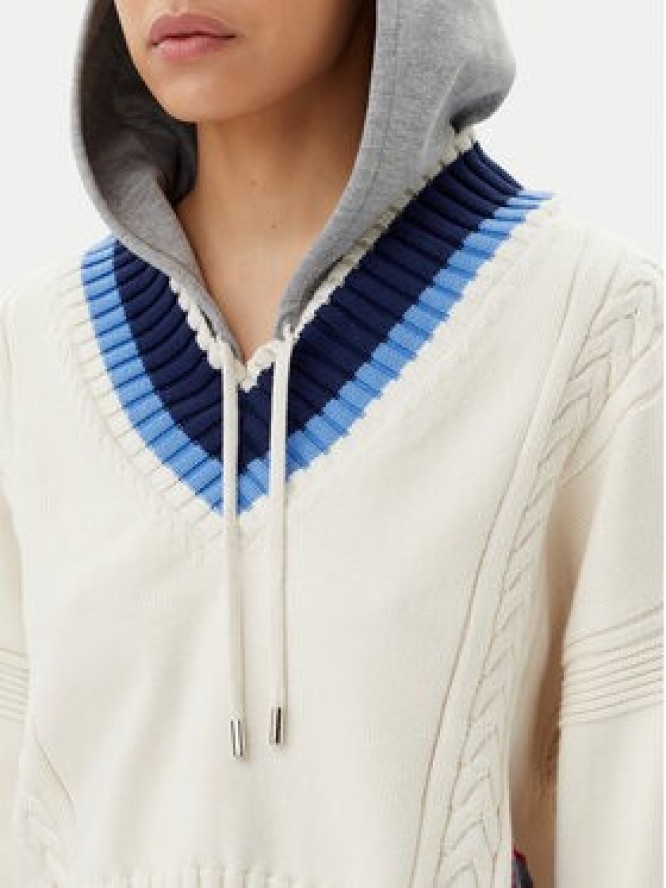 PINKO Sweter Breithorn Maglia 104621 Écru Relaxed Fit