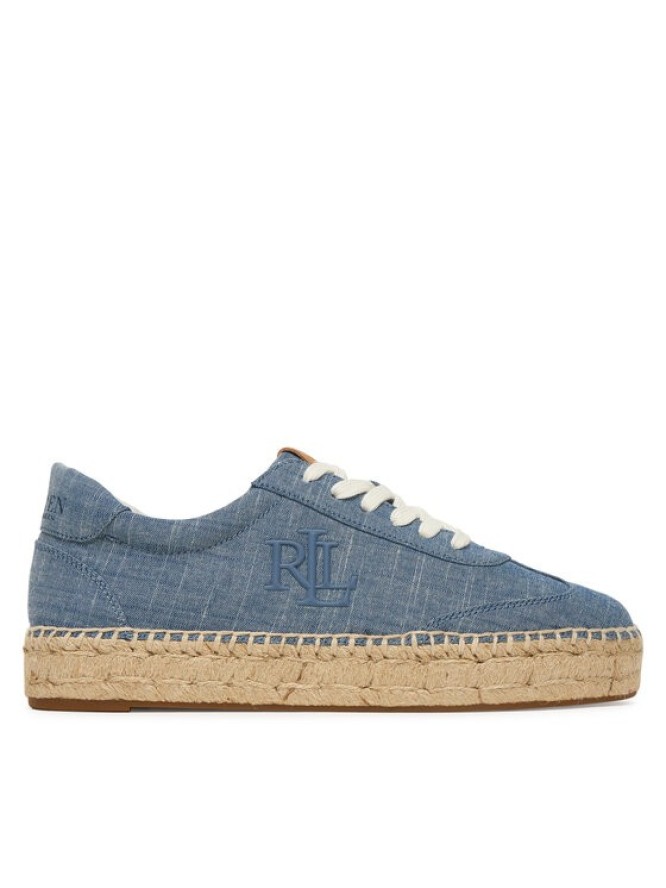 LAUREN RALPH LAUREN Espadryle 802P10497001 Niebieski