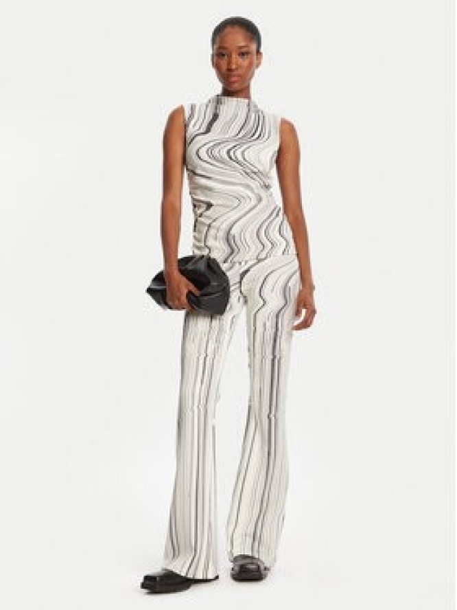 Desigual Bluzka Chiara 25WWTK55 Écru Regular Fit