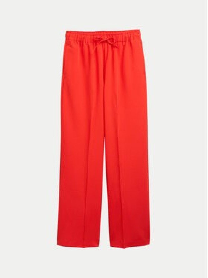 Tom Tailor Denim Spodnie materiałowe 1045693 Czerwony Regular Fit