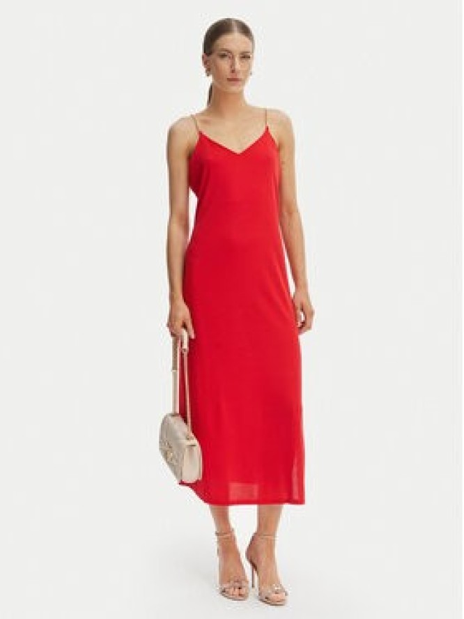 Morgan Sukienka koktajlowa 261-RYAN Czerwony Regular Fit