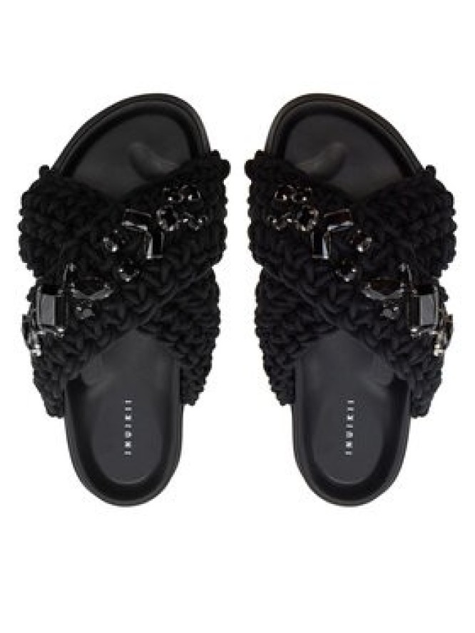 Inuikii Klapki Woven Stones 70104-106 Czarny