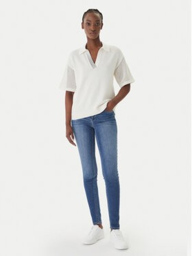 Liu Jo Sport Polo TA6110 MS71G Écru Regular Fit