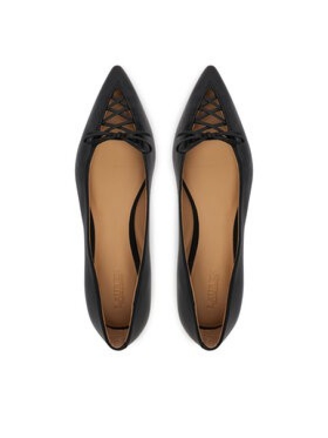 LAUREN RALPH LAUREN Baleriny 802P06376002 Czarny
