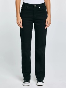 spodnie jeans damskie czarne myrra 915
