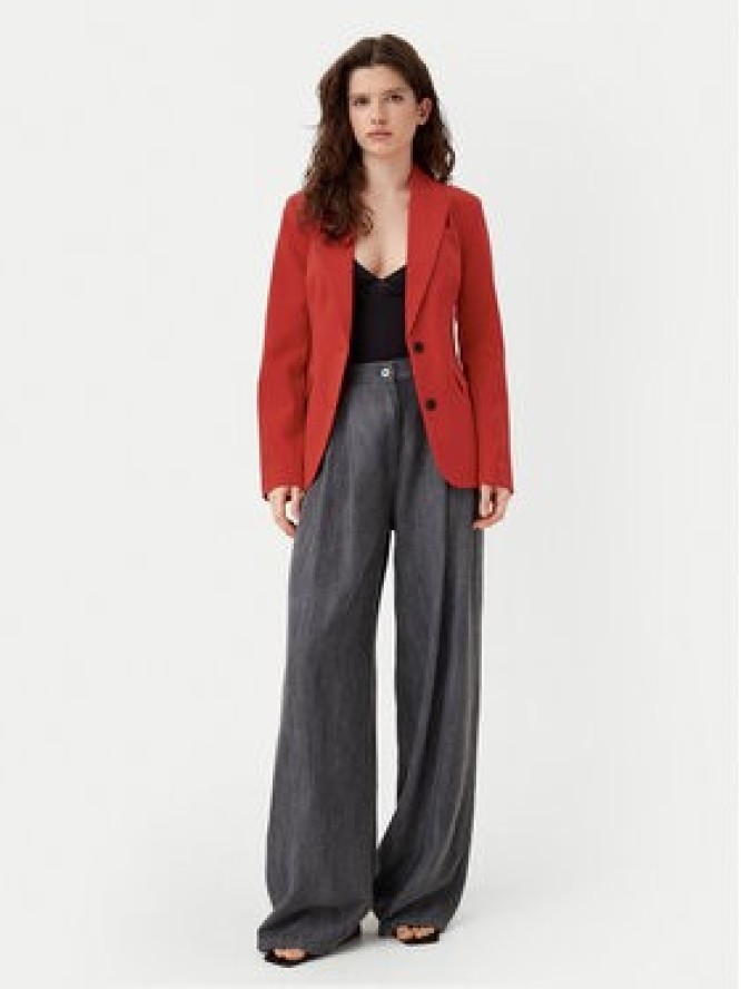 ONLY Marynarka Raven 15338389 Czerwony Slim Fit