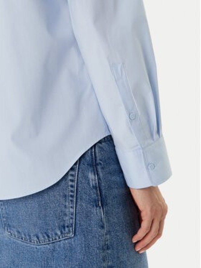 Tommy Hilfiger Koszula Ess WW0WW47169 Błękitny Regular Fit